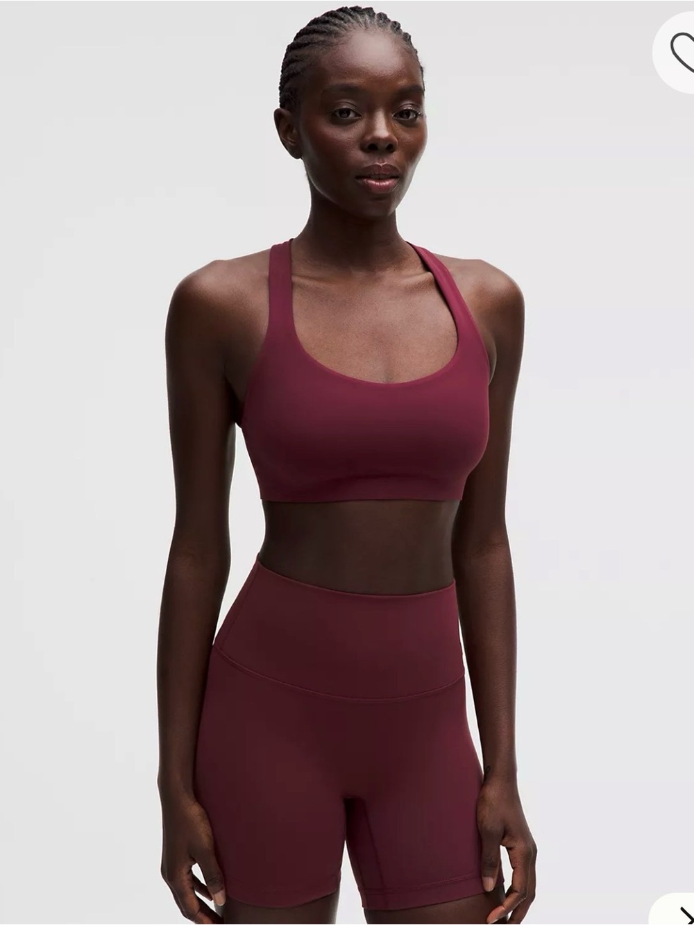 26. lululemon FlexyFlex size 6 Sports Bra in Burgundy